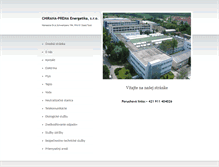 Tablet Screenshot of chpenergetika.sk